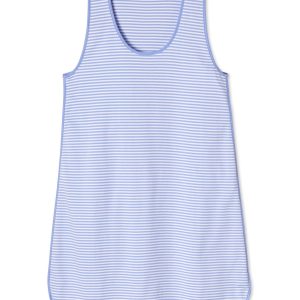 Pima Tank Gown in Hydrangea