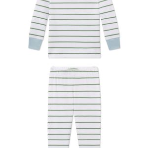 Baby Long-Long Set in Comfrey Club Stripe