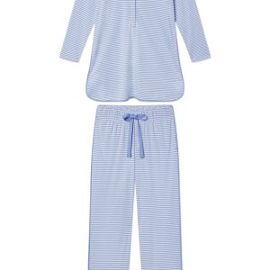 Pima Maternity Long-Long Set in Hydrangea