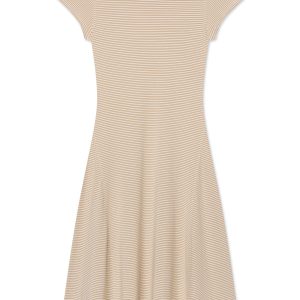 Everywhere Dress in Khaki Isle Stripe