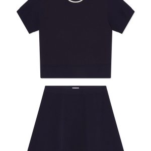 Flip Skirt Set in Maritime