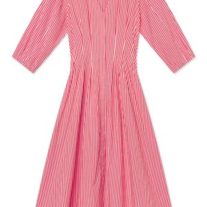 Sunday Dress in Tart Bengal Stripe