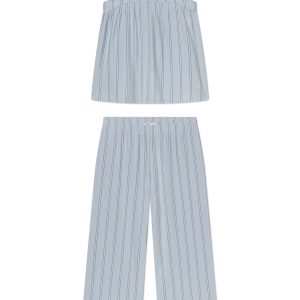 DreamModal® Daydream Pants Set in Fog Beacon Stripe
