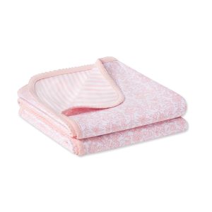 Reversible Baby Blanket in English Rose Multi