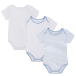 Baby Bodysuit Bundle in French Blue