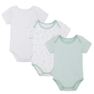 Baby Bodysuit Bundle in Parisian Green