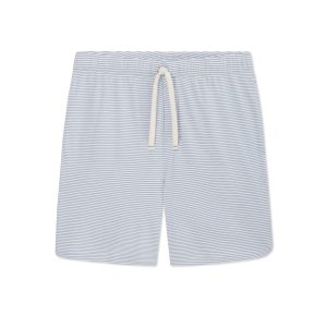 Men's Pima Sleep Shorts in Anchor Blue Bar Stripe