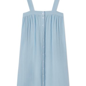 Hamptons Nightgown in French Blue Gauze