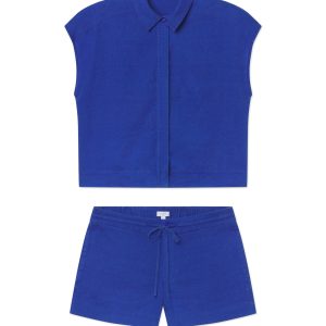 Cruise Short Set in Lapis