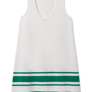 Runaround Dress in Lush Santorini Stripe