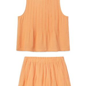 Monaco Shorts Set in Marigold Gauze