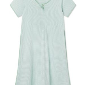 Pima Maternity Nightgown in Parisian Green
