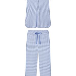 Pima Maternity Short-Long Set in Hydrangea
