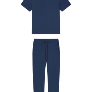 Men's Bamboo Lounge Set in Navy