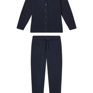 Vesper Jogger Set in Deep Navy