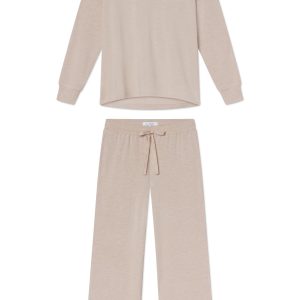 Relax Pants Set in Oat Heather
