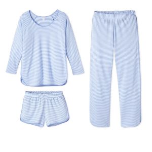 Pima Long Sleeve Bundle in Hydrangea