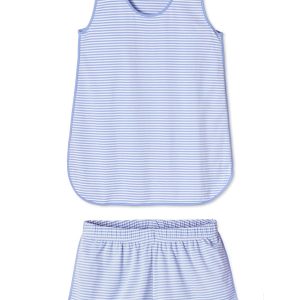 Pima Tank-Short Set in Hydrangea