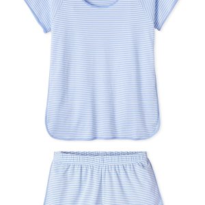 Pima Shorts Set in Hydrangea
